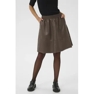 Kaffe A-Linien-Rock Damen Braun 34