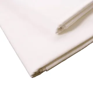 Hans-Textil-Shop Massagelaken Weiß Biber Baumwolle - Massage, Physiotherapie, Krankenhaus, Hotel, Altenheim, SPA, Bereich, Klinik, Flanell, Kochfest (120x220 cm)