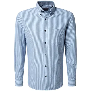 Pierre Cardin Langarmhemd Blau XXL