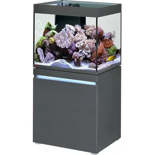 Eheim Incpiria 230 Aquariumkombination mit Förderpumpe und beleuchtbarem Unterschrank Grau