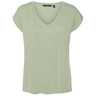 Vero Moda T-Shirt Basic Stretch T-Shirt V-Neck VMFILLI 5282 in Hellgrün grün L (40)ARIZONAS