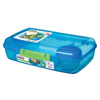 Sistema Lunchbox Lunch Bento Box 41671, Kunststoff, mit 5 Fächern, farbig sortiert, 1,76 l