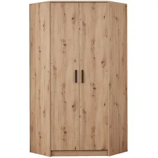 marmex möbel Eckschrank Grant G8 91 x 195 x 91 cm Braun