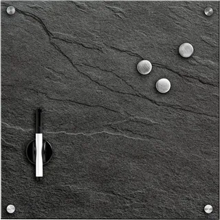 Zeller Memobord 40 x 40 cm Schwarz