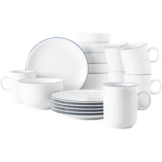 SELTMANN WEIDEN Compact Frühstück-Set 18-tlg. Blaurand