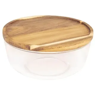 Glassbowl with lid HOME small