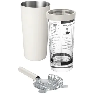 BLOMUS Boston Shaker Set 8 x 29 cm Edelstahl Glas beige