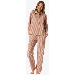 SCHIESSER Selected Premium Pyjama Rot/Weiß L