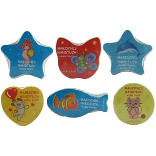 Zauberhandtuch Seepferdchen 30x30 cm Kinderhandtuch Magie Überraschung