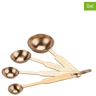 Dr. Oetker 4er-Set: Messlöffel in Gold