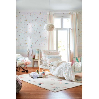 Kinderteppich ESPRIT "Jonne" Teppiche Gr. B/L: 200 cm x 290 cm, 13 mm, 1 St., bunt (beige, rosa, blau) Kinder Kinderzimmerteppiche