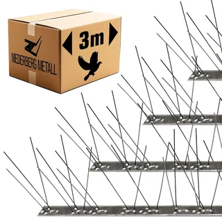 Niederberg Metall Taubenabwehr Spikes 300 cm