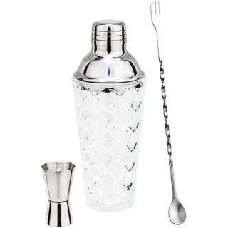 Haushalt International Cocktail Mixer Bar Set 3tlg 500ml 34028