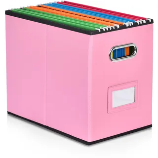 Umtiti A4-Größe Datei Organizer Box (Ordner nicht enthalten). Datei Ordner Lagerung, dauerhafter hängender deckelloser Datei-Kasten für Büro/Dekor/Haus.PK-XS-DE