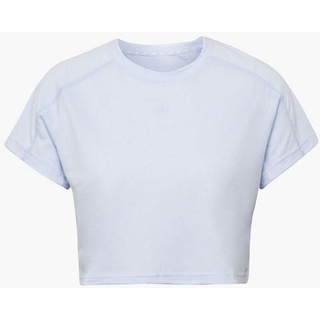 Crop T-Shirt - Damen - blau