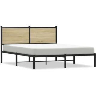 vidaXL Metallbett 140 x 200 cm Brown