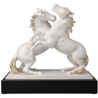 GOEBEL Studio 8 Chevaux Weiß-Gold
