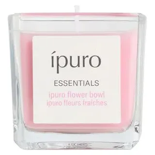 ipuro Flower Bowl Duftkerze 125 g rosa