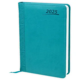 trotsch Trötsch Buchkalender A5 Aqua 2025: Tagesplaner