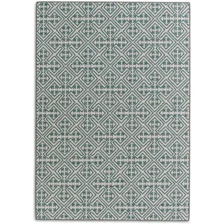 Schöner Wohnen Teppich Parkland 170 x 240 cm Polypropylen Blau Türkis