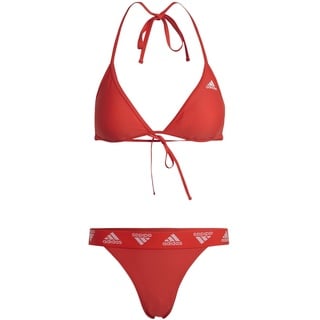 Adidas, Triangle Bikini, Bikini, Leuchtend Rot/Weiß, M, Donna