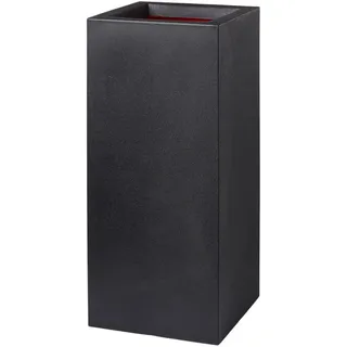 aplanta Planter Jay 36 x 36 x 79 cm Schwarz