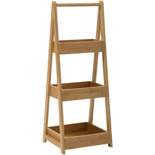 5Five Simply Smart Badregal, Braun, Naturmaterialien, 10x79x28 cm