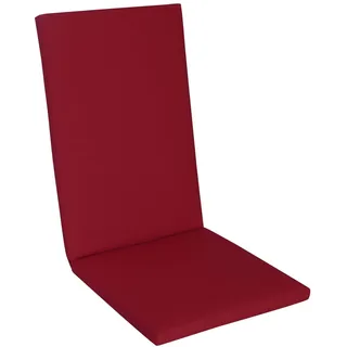 elGiga | KETTtex Hochlehner-Auflage Korsika Rot 123 x 48 x 4 cm