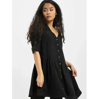 Urban Classics Ladies Babydoll Shirt Dress - Schwarz - XS
