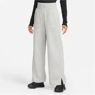 Nike Sportswear Phoenix High-Waist Wide-Leg Fleece Jogginghose Damen 063 dk grey heather/sail M