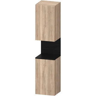 Duravit Qatego Hochschrank 40 x 176 x 36 cm Eiche Marmoriert Glas/Holz/Spanplatte