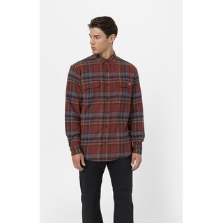 Dickies Langarmhemd Flex Flannel L/S Shirt rot