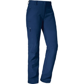 Schöffel Damen Pants Ascona, leichte und komfortable Wanderhose für Frauen, vielseitige Outdoor Hose mit optimaler Passform und praktischen Taschen, dress blues, 21