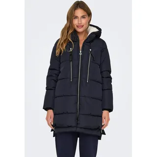 Only Steppmantel ONLNEWNORA LONG PUFFER COAT LIFE CC OTW blau S (36)