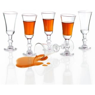 Srgeilzati Port-Gläser, Likörglas mit Stiel, Schnapsgläser, Limoncello-Gläser, 3cl