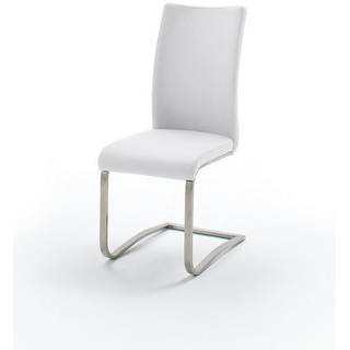 MCA furniture Freischwinger 2er Set Schwingstuhl Arco weiß