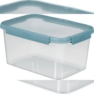 Curver Frischhaltedose rechteckig transparent/blau 38 cm x 29 cm x 15 cm 5 l