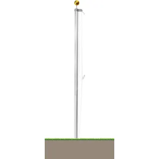 Normani Fahnenmast 6,50 m | Silber