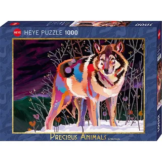 HEYE 1.000tlg. Puzzle "Night Wolf" - ab 6 Jahren