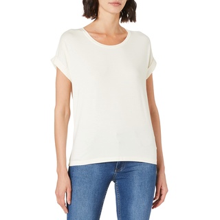ONLY Damen Onlmoster S/S O-neck Top Noos Jrs T-Shirt, Antique White, M