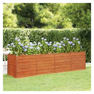 vidaXL Hochbeet Rostig 320 x 80 x 77 cm Cortenstahl