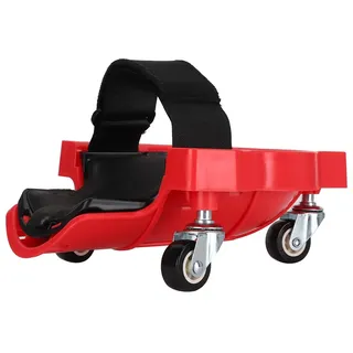 komfortables flexibles gleitendes Kniepolster, hochwertiges Kniepolster, einfach zu bedienendes Radkniepolster aus Kunststoff zum Bemalen von Vinyl-Fliesen(red)