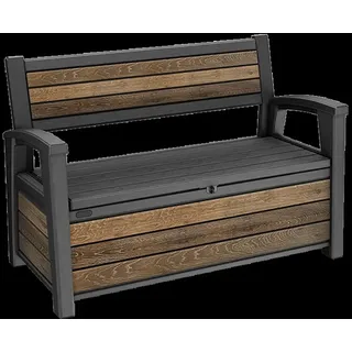KETER Gartenbank mit Stauraum 227 l Braun