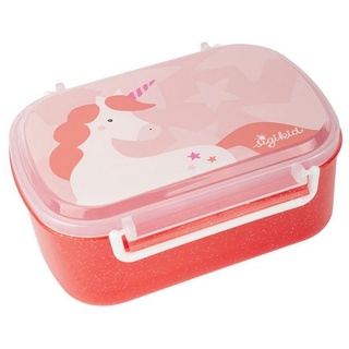 Sigikid Lunchbox Lunchbox Pausenbrot Brotzeit Snackdose Einhorn, Material außen: 100% Polypropylen, (1-tlg) rosa