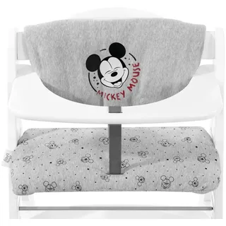 Hauck Sitzkissen / Hochstuhlauflage für Alpha Hochstuhl Highchair Pad Deluxe - Disney - Mickey Mouse Grey