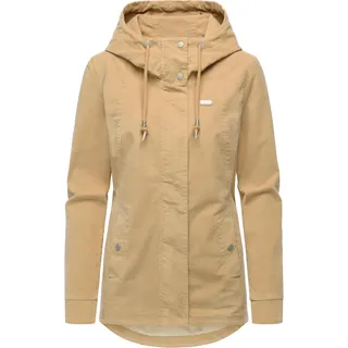 Ragwear Damen, Cordjacke Übergangsjacke aus Kord mit Kapuze Alvena Cordy YOUMODO sand, Gr. M - M