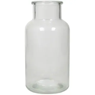 INNA-Glas Glasflasche Lorrie, klar, 16 cm, Ø 8,5 cm - Flaschenvase