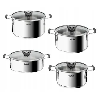Tefal Opti Space Topf-Set 8-tlg. Kochtopf + Pfanne