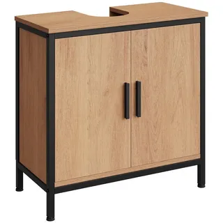 EUGAD Waschbeckenunterschrank Badezimmerschrank 60x60x30cm Schrank im Badezimmer