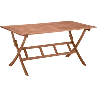 Merxx Maracaibo Gartentisch 160 x 90 x 74 cm Braun